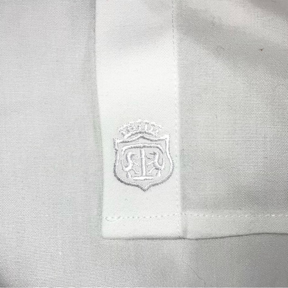 Talbots White Button Down Blouse Long Sleeve Coas… - image 8